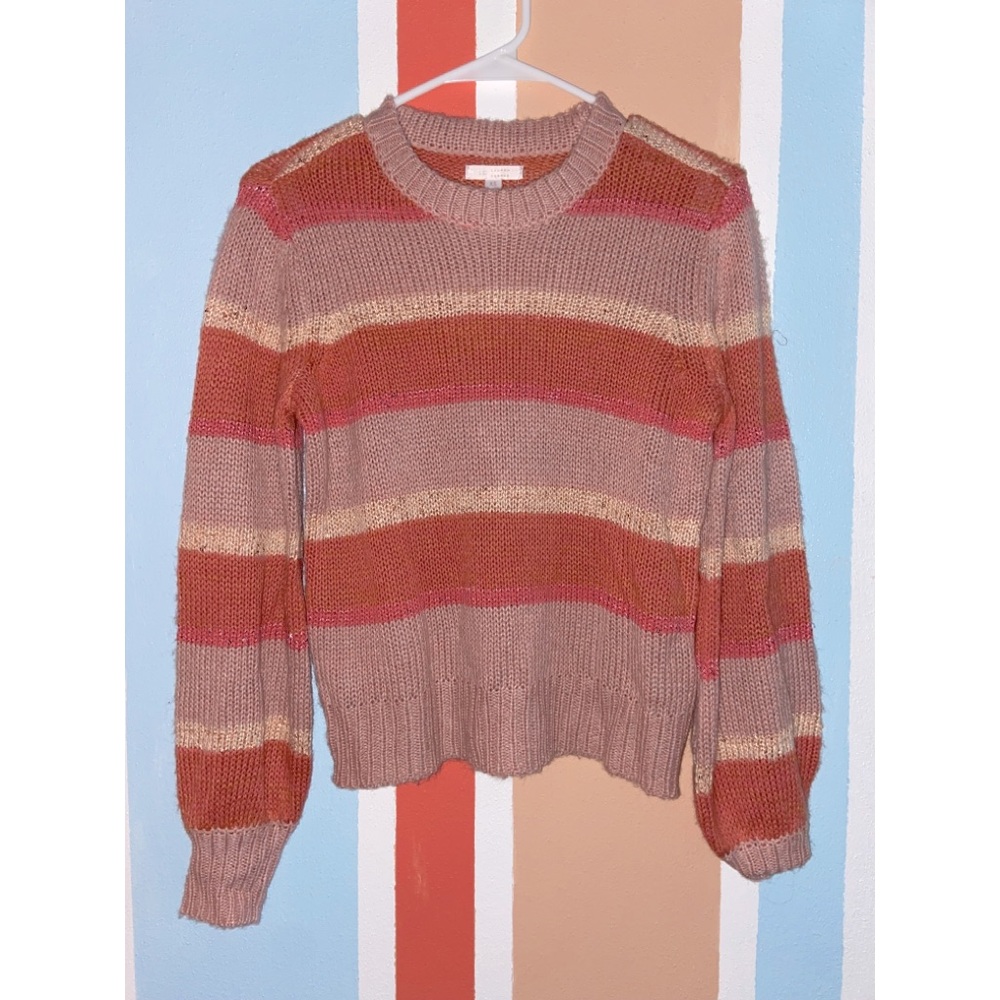 LC Stripe Sequin Sweater